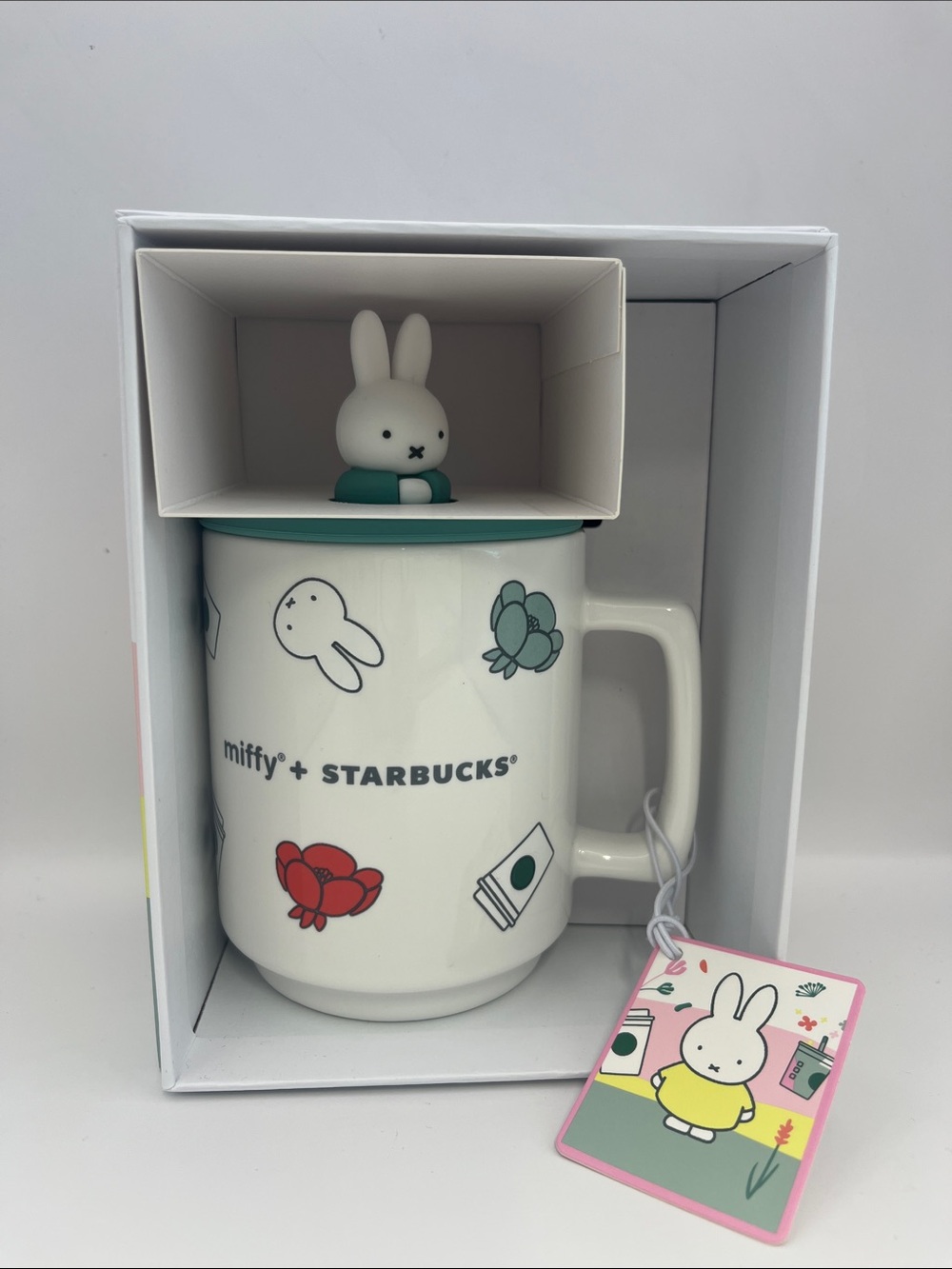 NWT Miffy + Starbucks New Collection Ceramic Mug 14 oz